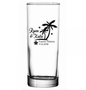 collins glass cocktail personalized