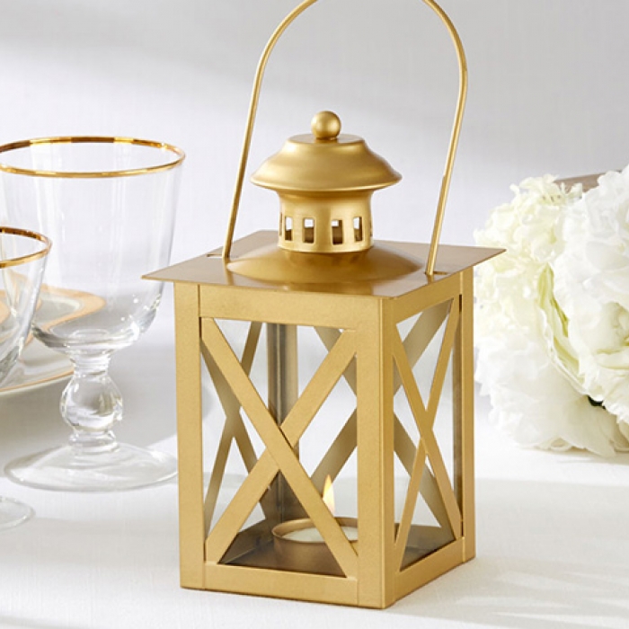 gold lantern set