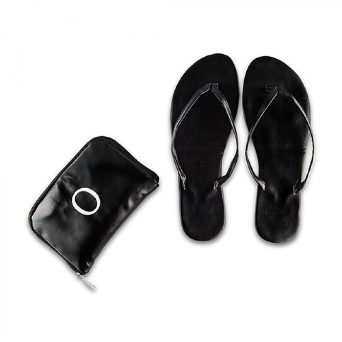 Foldable flip top flops