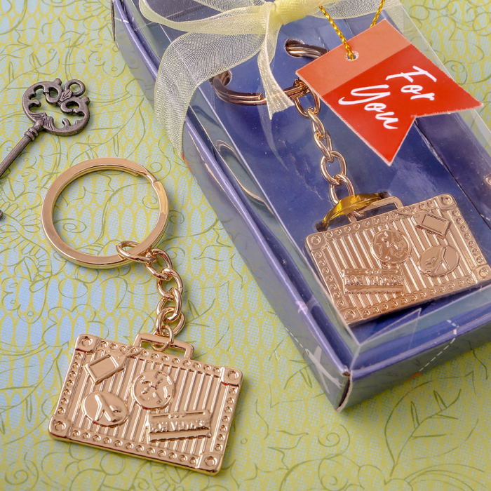 Luggage tag clearance keychain