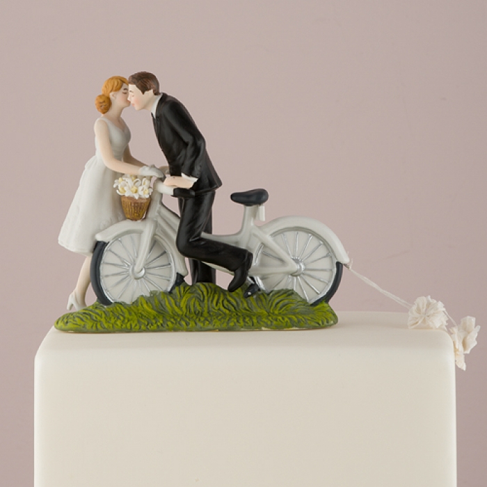 “Row Away” Wedding Couple in Rowboat Cake Topper HAIR CUSTOMIZATION Party Event 