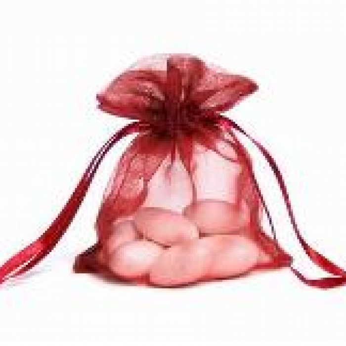 Printed organza bags on sale