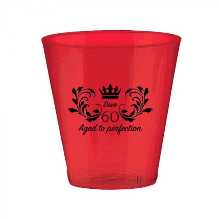 custom shot glasses plastic